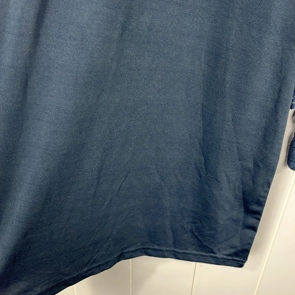 American Rag Cie Womens Dress S Navy Blue Lace Overlay Slip Liner Sleeveless EUC - Picture 7 of 12